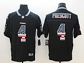 Nike Cowboys 4 Dak Prescott Black USA Flag Fashion Color Rush Limited Jersey,baseball caps,new era cap wholesale,wholesale hats